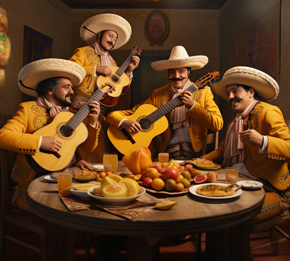 JazzUp® Mariachi Mango Fruit Pancake Syrup - 16 fl oz (Mango puree with Strawberries and Banana)